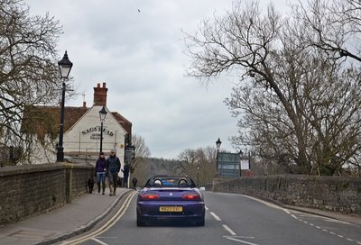 Going over the Thames at Abingdon