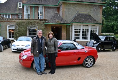 Here we are with the hardtop at Nuffield Place