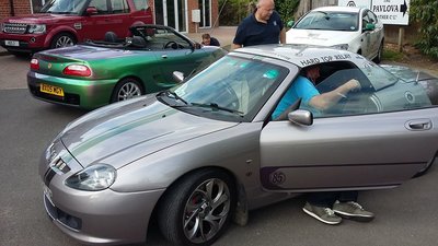 The Hard Top on Simon's 85th Anniversary about to head northwards