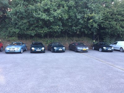 Continental lineup outside the County Members