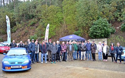 Some of the F/TFers in front of the club Gazebo