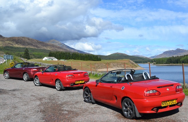 By a Loch (don't ask which as there were just so many but this was near Ben Nevis!)