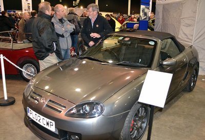 Modified MG Rover TF on our stand
