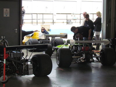 Last minute tinkering in the garage