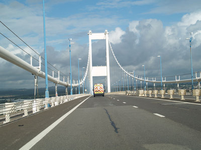 The Severn Bridge.