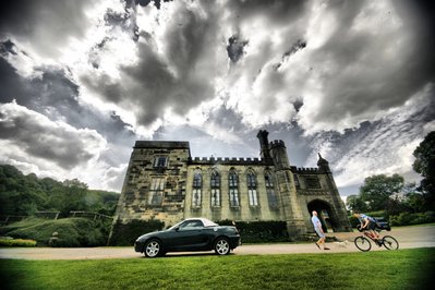 Ilam Hall with enhanced clouds!