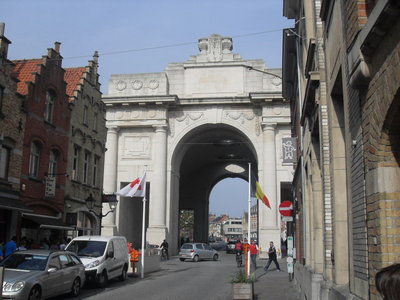 The fantastic but haunting Menin Gate at Ypres