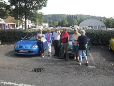 Ready for the off at Tescos Henley