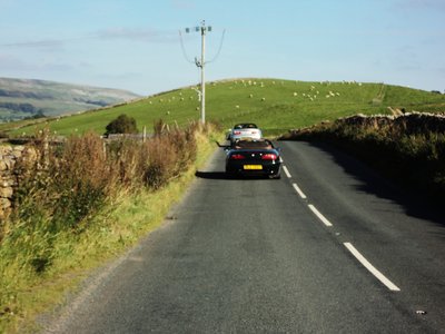 Driving through Wensleydale