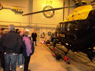 It was great to view the helicopter up close and get inside to see all the equipment in action