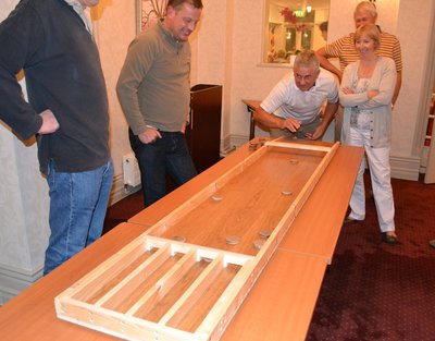 Shuffle Board in action on saturday