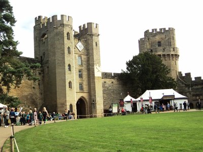 Warwick Castle in the sunshine